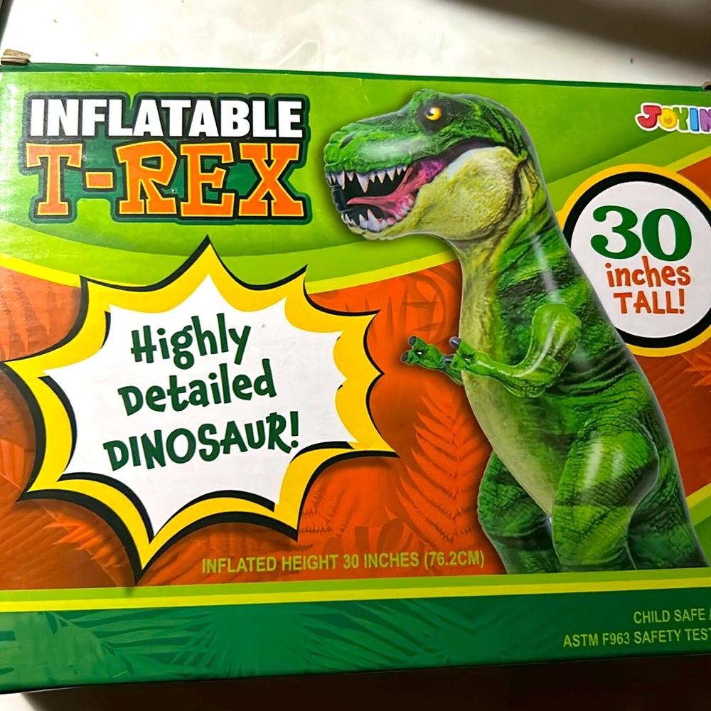 Never opened Dino 🦖 party inflatable 30”